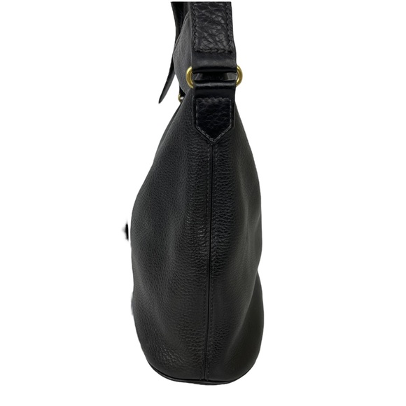 Vintage Coach Sonoma Black Pebbled Leather Bucket Crossbody Shoulder Bag 4906 - Picture 4 of 16